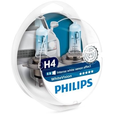 Philips White 12342WHVSM H4 P43t-38 12V 60/55W 2 ks – Hledejceny.cz