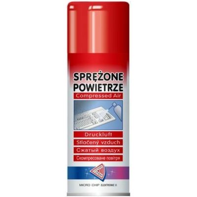Micro Chip Sprej stlačený vzduch 400 ml, hořlavý – Hledejceny.cz
