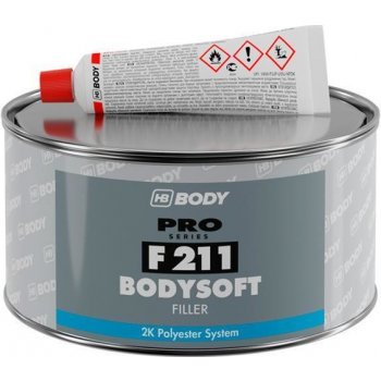 HB BODY 211 Bodysoft stěrkový tmel 3kg žlutý