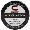 Příslušenství pro e-cigaretu Coilology MTL Clapton předmotané spirálky SS316 0,7ohm 10ks