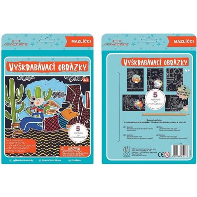 Concorde Vyškrabávací obrázky Mazlíčci – Zboží Mobilmania