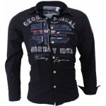 Geographical Norway košile Zadock LS Men 100 tmavě Modrá – Zboží Dáma