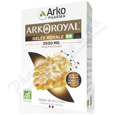 Arkopharma ARKOROYAL Gel.royale 2500mg BIO 20x 10 ml