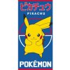 Ručník Halantex Plážová osuška Pokémon Pikachu motiv Bleskový útok 70 x 140 cm