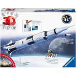 Ravensburger 3D puzzle Vesmírná raketa Saturn V 432 ks – Zboží Mobilmania