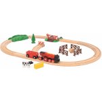 BRIO Herní sety 36029 Vlaková sada s mohutnou červenou akční lokomotivou – Zboží Dáma