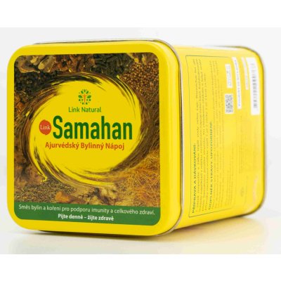 Samahan Ajurvédský instantní bylinný nápoj v kovové krabičce 30 x 4 g – Zbozi.Blesk.cz
