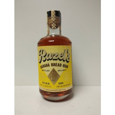 RAZEL'S BANANA BREAD RUM 38,1% 0,5 l (holá láhev) – Zboží Dáma