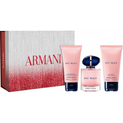 Giorgio Armani My Way Woman EDP 50 ml + sprchový gel 50 ml + tělové mléko 50 ml – Sleviste.cz