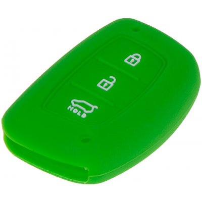 Klíčenka Silikonový obal pro klíč Hyundai a Kia 3-tlačítkový, zelený – Sleviste.cz