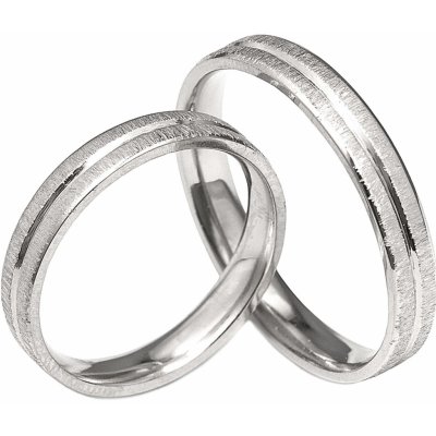 Aumanti Snubní prsteny 6 Stříbro bílá – Zboží Mobilmania