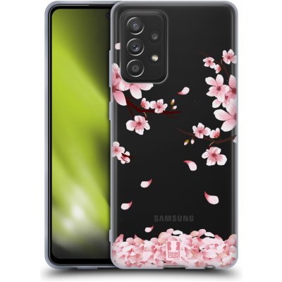 Pouzdro HEAD CASE Samsung Galaxy A52 / A52 5G / A52s 5G Květy a větvičky – Zbozi.Blesk.cz