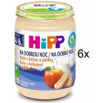 Hipp Bio na dobrou noc s keksy a jablky 6 x 190 g – Zboží Dáma