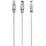 Gembird PP12-0.25M Patch RJ45, cat. 5e, UTP, 0.25m, šedý – Zboží Živě