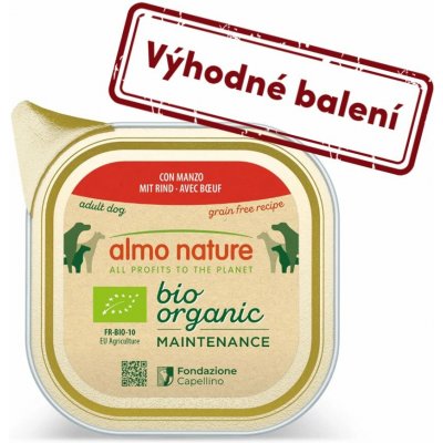Almo Nature Daily Menu Bio s hovězím 32 x 100 g – Hledejceny.cz