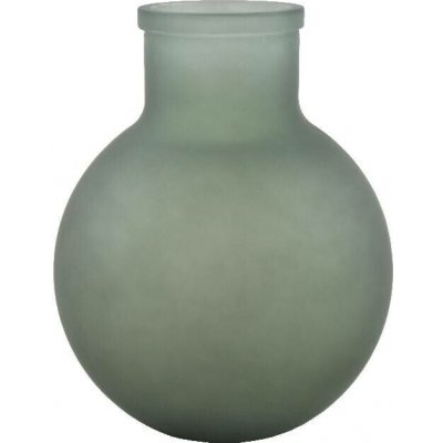 Váza ARAN, 31cm|8L, zelená matná|Vidrios San Miguel|Recycled Glass – Hledejceny.cz
