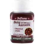 MedPharma Beta karot.10.000 m.j.Panth.+ Paba 37 kapslí – Hledejceny.cz