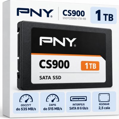 PNY CS900 1TB, SSD7CS900-1TB-RB – Hledejceny.cz