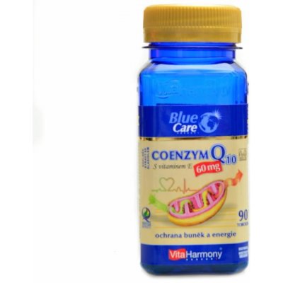VitaHarmony Coenzym Q10 60 mg + vitamin E 90 kapslí