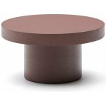 Kave Home Aiguablava 90 cm zahradní stolek Terakotově červený cementový – Hledejceny.cz