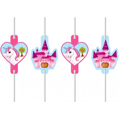 Procos Papírová brčka Jednorožec 4 ks – Hledejceny.cz