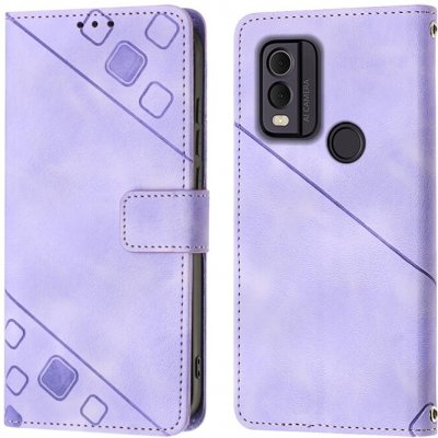 Embossing Pattern Square fialové – Nokia C22 – Zbozi.Blesk.cz