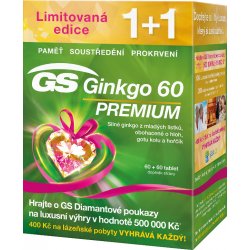 GS Ginkgo 60 Premium 120 tablet Vánoce 2018