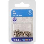 nýt dutý 3.0x 8mm (20ks) – Zboží Mobilmania