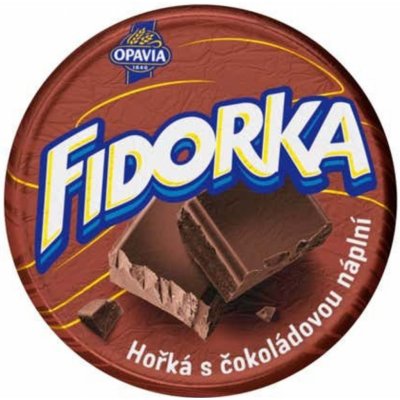 Opavia Fidorka Hořká s čokoládovou náplní 30 g – Hledejceny.cz