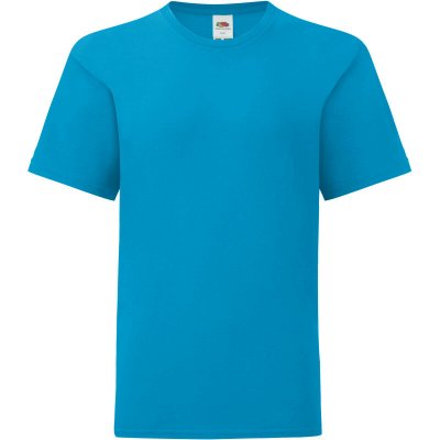 Fruit of the Loom tričko Kids Iconic 150 T azure blue – Hledejceny.cz