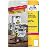 Avery Zweckform L4775-8 Odolné PET etikety 210x297mm 8 ks bílá – Zboží Dáma