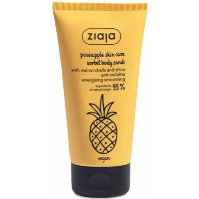 Ziaja Pineapple Body Scrub tělový peeling s anticelulitidovým účinkem 160 ml – Zboží Dáma