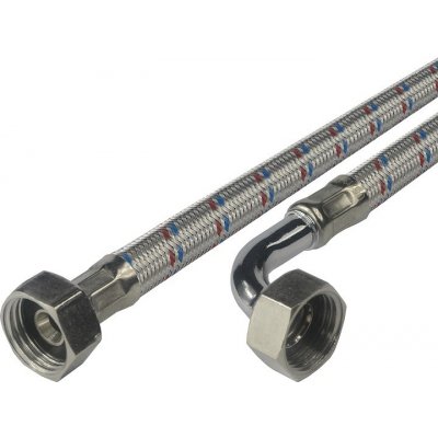 Klum Hadice připojovací nerez 8x12 FxF 3/8''x1/2'' s kolínkem 20 cm CR381C – Sleviste.cz