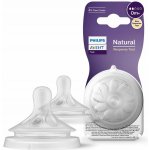 Philips Avent savička Natural Response 5 rychlý průtok 2 ks transparentní – Zboží Dáma