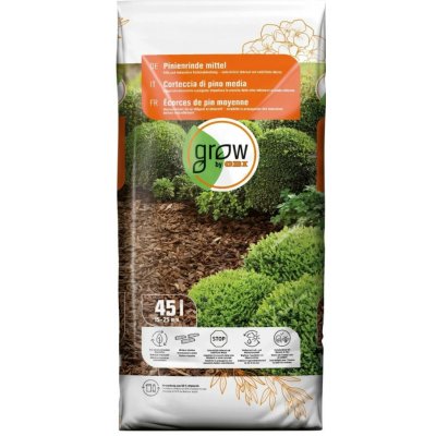 GROW by OBI Piniová kůra 15 - 25 mm 45 l – HobbyKompas.cz