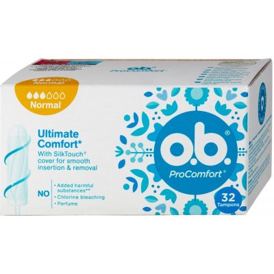 o.b. ProComfort tampony new normal blossom 32 ks – Zbozi.Blesk.cz