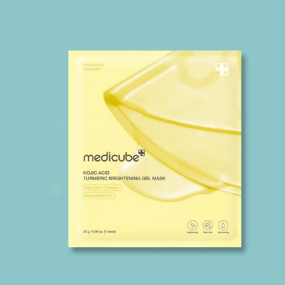 Medicube Gelová pleťová maska s kyselinou kojovou Kojic Acid Turmeric Brightening Gel Mask 28 g 1 ks – Zboží Dáma