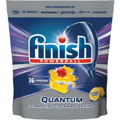 Finish Quantum tablety do myčky nádobí Lemon Sparkle 36 ks