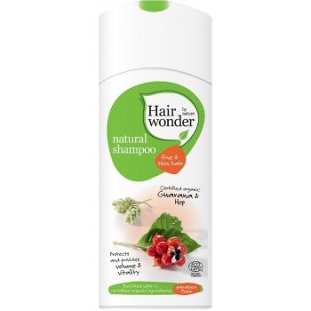 Hairwonder přírodní šampon pro jemné vlasy s Bio guaranou a chmelem 200 ml