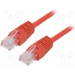 Gembird PP12-5M/R Patch UTP, kat. 5e, 5m, červený – Zboží Živě