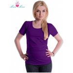 Be MaaMaa Joly triko bavlna nejen pro těhotné fialová – Zboží Mobilmania