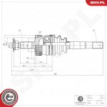 40SKV199 ESEN SKV Hnací hřídel | Zboží Auto