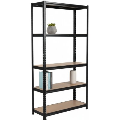 Mamutex Standard Regál 1800 x 900 x 400 mm 5 polic černý – Hledejceny.cz
