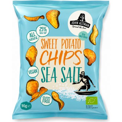 John Altman Batátové chipsy mořská sůl 90 g – Zboží Dáma