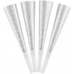 GoDan Papírové trubky stříbrné 4 ks – Zboží Dáma