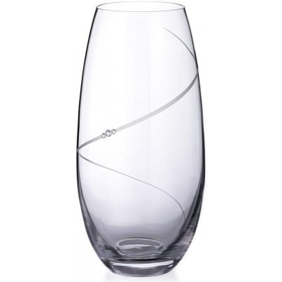 Diamante skleněná váza Silhouette City Barel se Swarovski krystaly 25 cm – Zboží Dáma