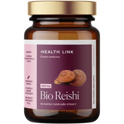 Health Link Bio Reishi 400 mg 90 kapslí – Hledejceny.cz