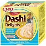 Inaba Churu Cat Dashi Delights kuře s hřebenatkou 70 g – Zboží Mobilmania