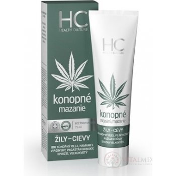 Health Culture konopné mazání žíly-cévy 75 ml