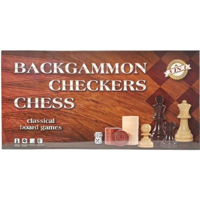 Hra šachy, vrhcáby a backgammon. – Zboží Živě